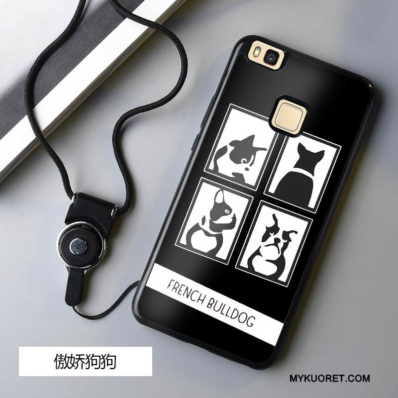 Kuori Huawei G9 Lite Silikoni Puhelimen Kuoret Musta, Kotelo Huawei G9 Lite Suojaus Persoonallisuus Nuoret