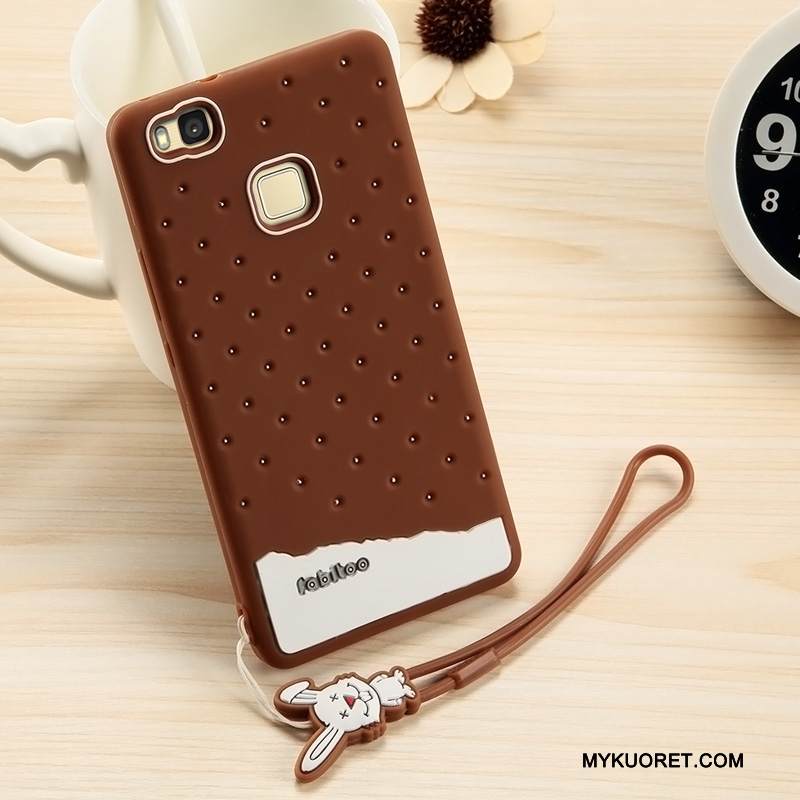 Kuori Huawei G9 Lite Silikoni Puhelimen Kuoret Sininen, Kotelo Huawei G9 Lite Pehmeä Neste Ripustettavat Koristeet Nuoret