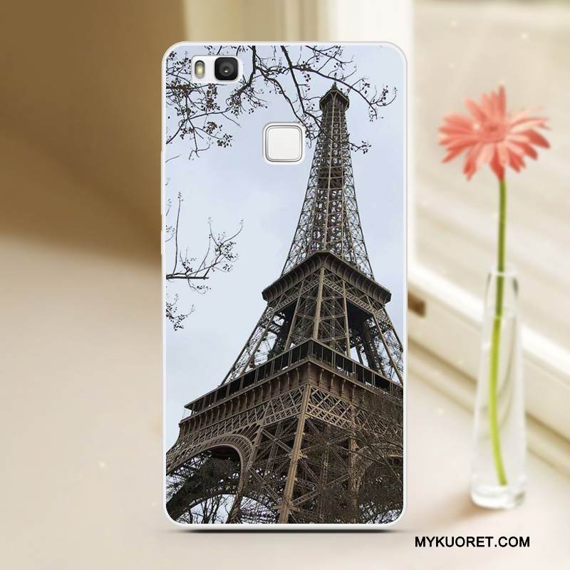 Kuori Huawei G9 Lite Silikoni Trendi Vaaleansininen, Kotelo Huawei G9 Lite Laukut Viileä Nuoret