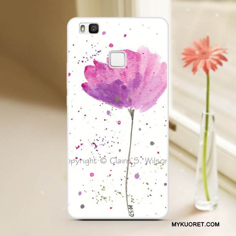 Kuori Huawei G9 Lite Silikoni Trendi Vaaleansininen, Kotelo Huawei G9 Lite Laukut Viileä Nuoret