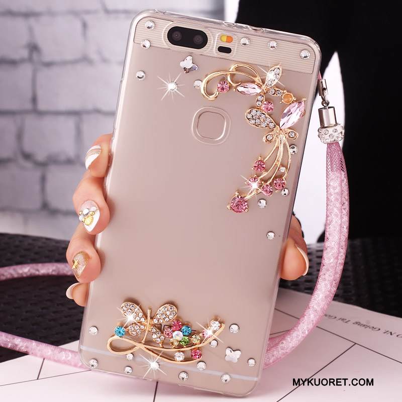 Kuori Huawei G9 Lite Strassi Jauhe Niitti, Kotelo Huawei G9 Lite Suojaus Murtumaton Rengas