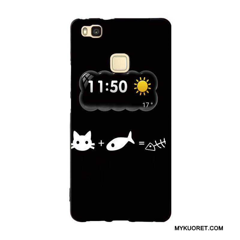 Kuori Huawei G9 Lite Tuki Nuoret Puhelimen Kuoret, Kotelo Huawei G9 Lite Silikoni Musta