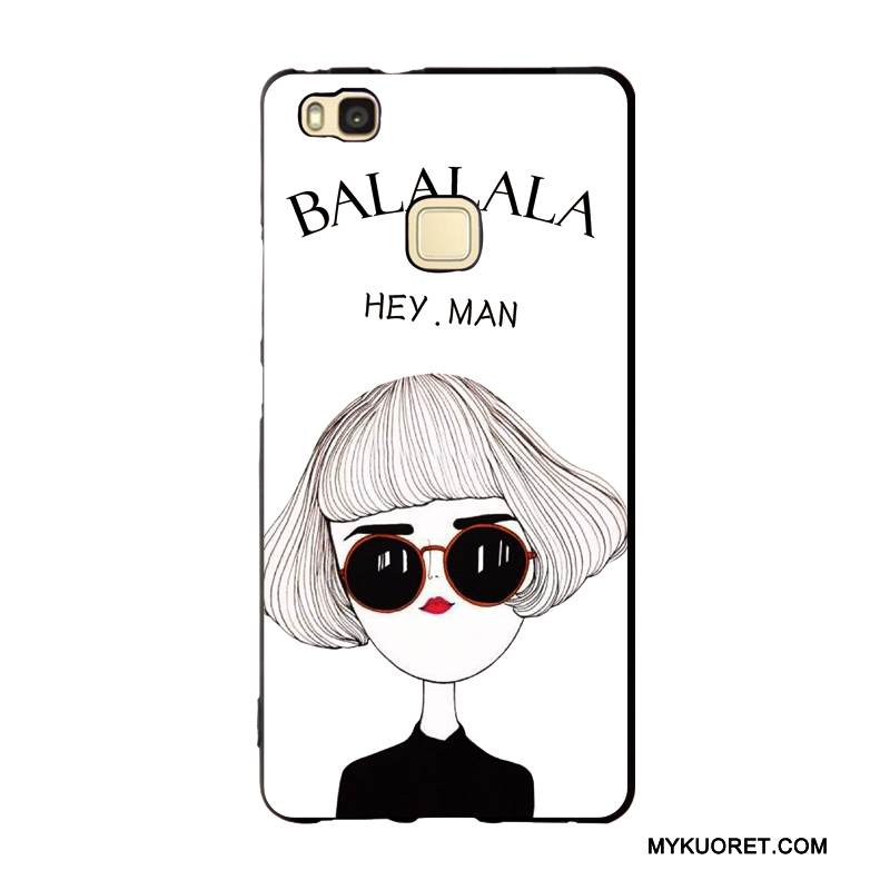 Kuori Huawei G9 Lite Tuki Nuoret Puhelimen Kuoret, Kotelo Huawei G9 Lite Silikoni Musta