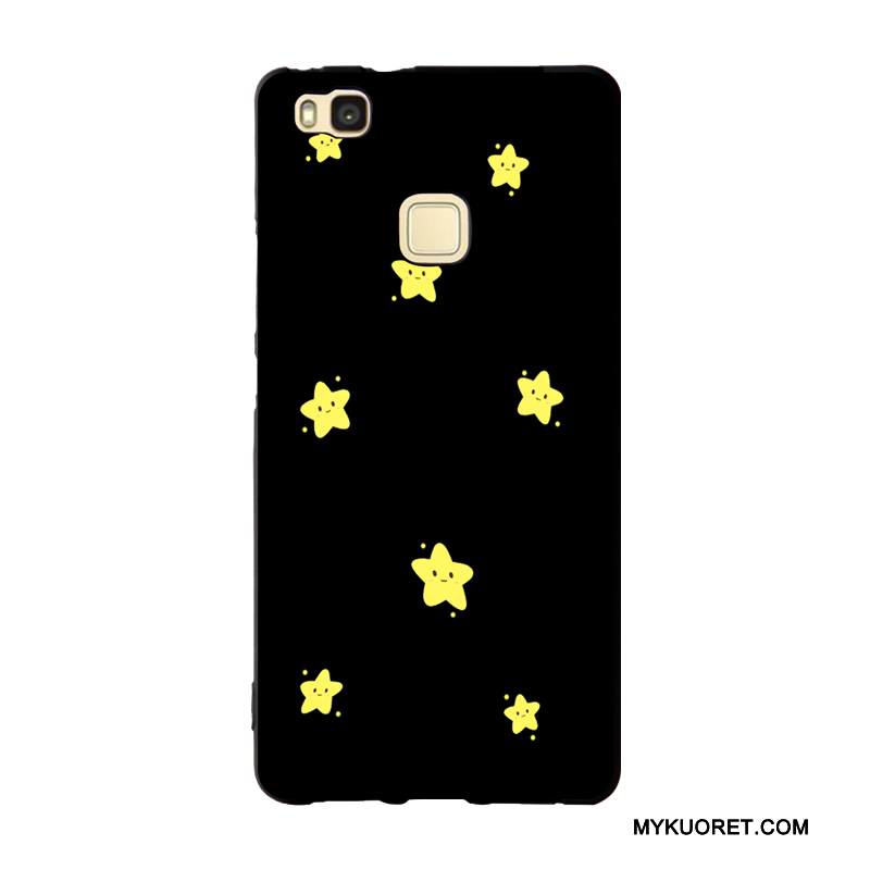 Kuori Huawei G9 Lite Tuki Nuoret Puhelimen Kuoret, Kotelo Huawei G9 Lite Silikoni Musta