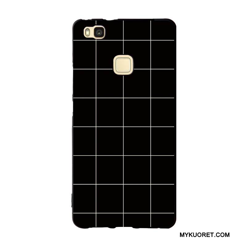 Kuori Huawei G9 Lite Tuki Nuoret Puhelimen Kuoret, Kotelo Huawei G9 Lite Silikoni Musta