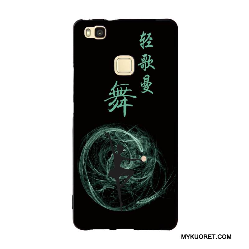 Kuori Huawei G9 Lite Tuki Nuoret Puhelimen Kuoret, Kotelo Huawei G9 Lite Silikoni Musta