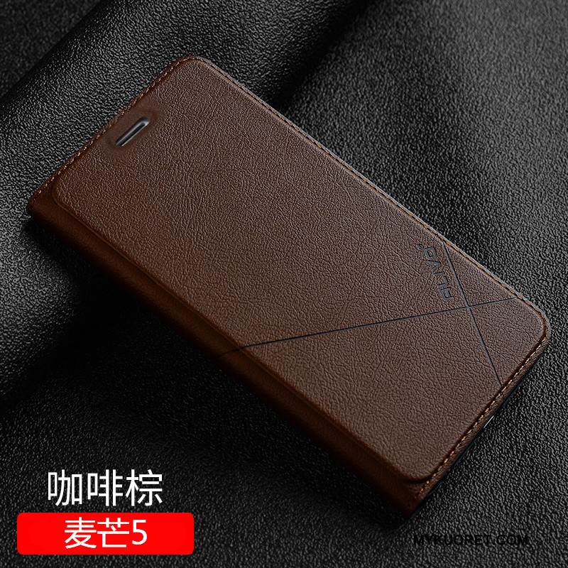 Kuori Huawei G9 Plus Kuoret Murtumaton Musta, Kotelo Huawei G9 Plus Nahka Puhelimen Kuoret