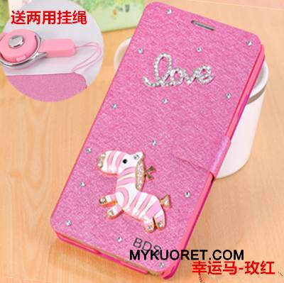 Kuori Huawei G9 Plus Kuoret Murtumaton Puhelimen Kuoret, Kotelo Huawei G9 Plus Nahka Punainen Trendi