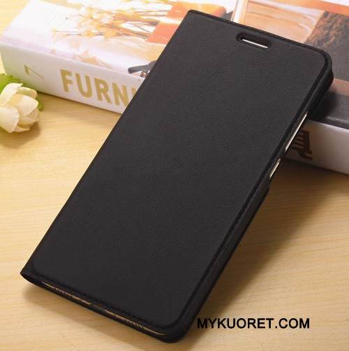 Kuori Huawei G9 Plus Kuoret Musta Puhelimen Kuoret, Kotelo Huawei G9 Plus Nahka