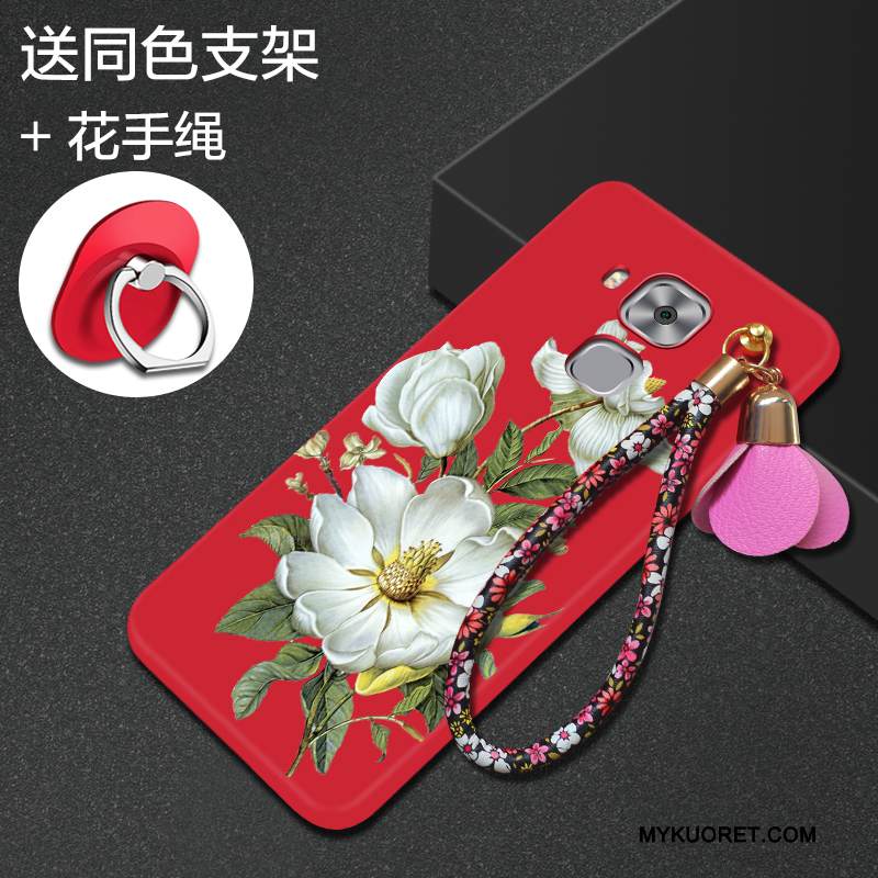 Kuori Huawei G9 Plus Laukut Murtumaton Punainen, Kotelo Huawei G9 Plus Suojaus Puhelimen Kuoret Trendi