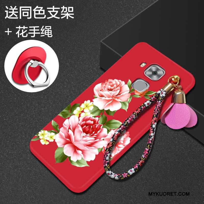 Kuori Huawei G9 Plus Laukut Murtumaton Punainen, Kotelo Huawei G9 Plus Suojaus Puhelimen Kuoret Trendi