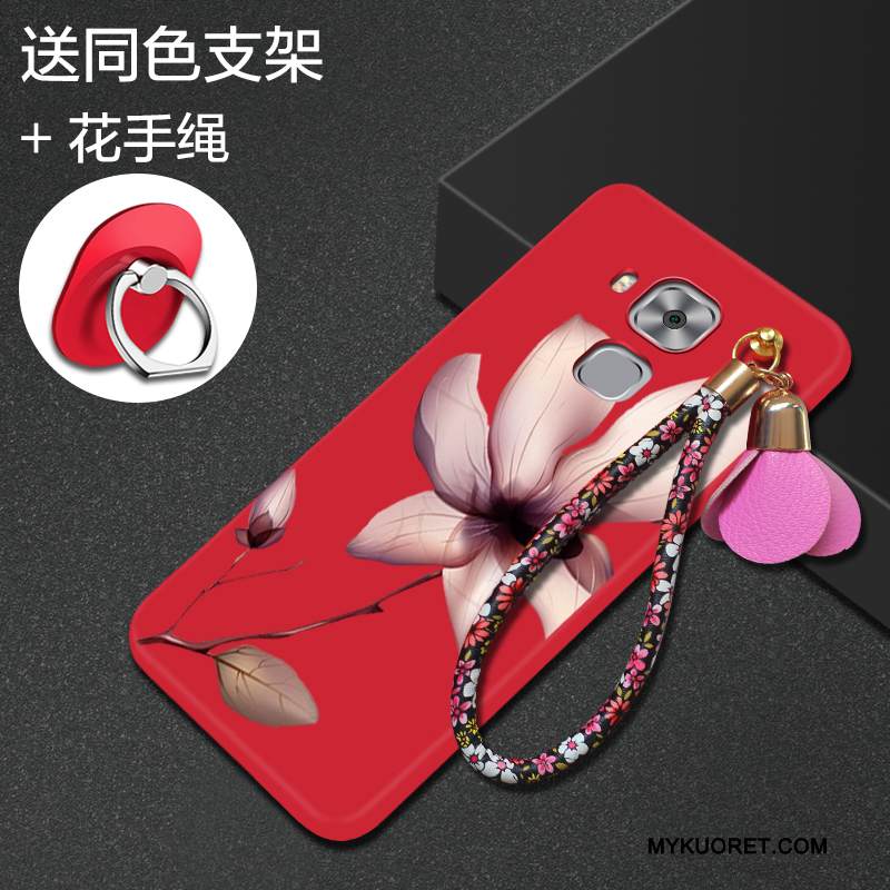 Kuori Huawei G9 Plus Laukut Murtumaton Punainen, Kotelo Huawei G9 Plus Suojaus Puhelimen Kuoret Trendi