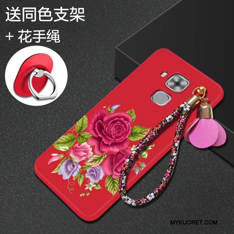 Kuori Huawei G9 Plus Laukut Murtumaton Punainen, Kotelo Huawei G9 Plus Suojaus Puhelimen Kuoret Trendi