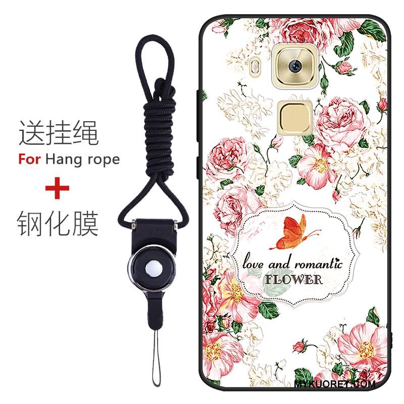 Kuori Huawei G9 Plus Laukut Pesty Suede Puhelimen Kuoret, Kotelo Huawei G9 Plus Pehmeä Neste Murtumaton Punainen