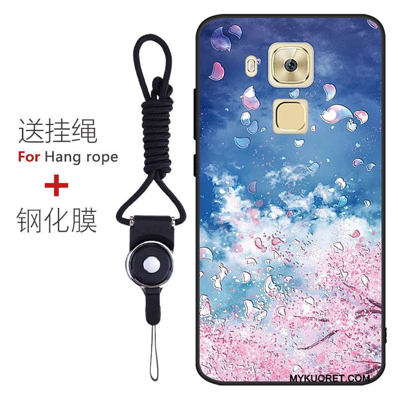 Kuori Huawei G9 Plus Laukut Pesty Suede Puhelimen Kuoret, Kotelo Huawei G9 Plus Pehmeä Neste Murtumaton Punainen