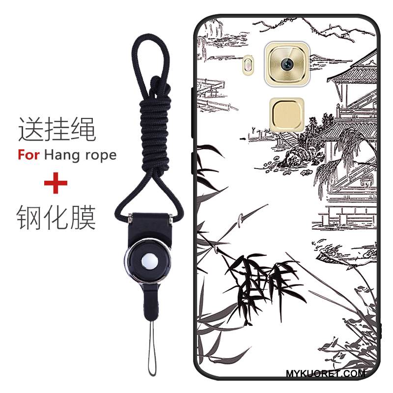 Kuori Huawei G9 Plus Laukut Pesty Suede Puhelimen Kuoret, Kotelo Huawei G9 Plus Pehmeä Neste Murtumaton Punainen