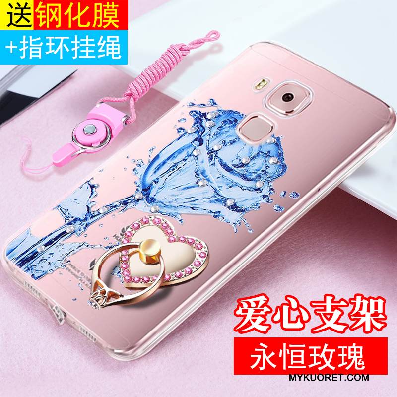 Kuori Huawei G9 Plus Laukut Puhelimen Kuoret Jauhe, Kotelo Huawei G9 Plus Silikoni Ripustettavat Koristeet Murtumaton