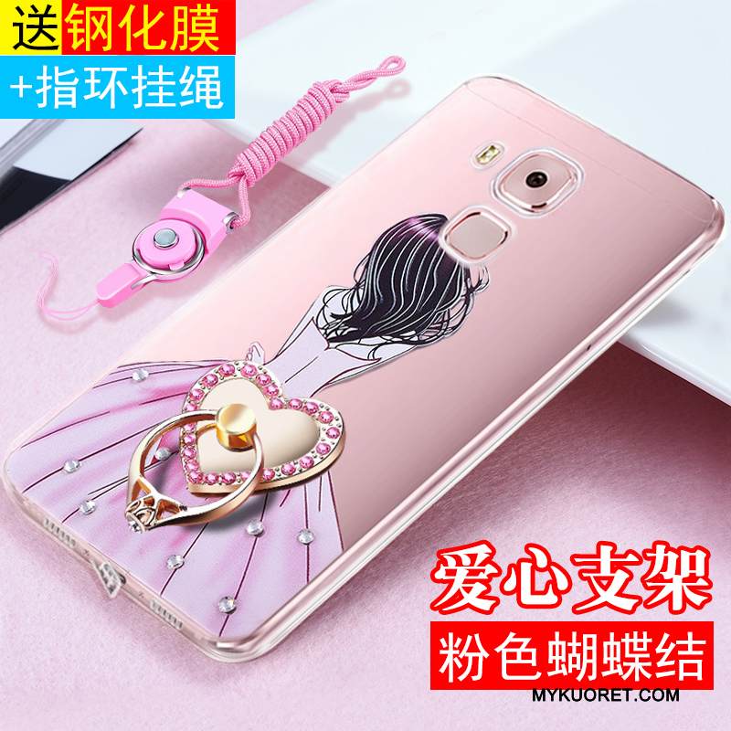 Kuori Huawei G9 Plus Laukut Puhelimen Kuoret Jauhe, Kotelo Huawei G9 Plus Silikoni Ripustettavat Koristeet Murtumaton