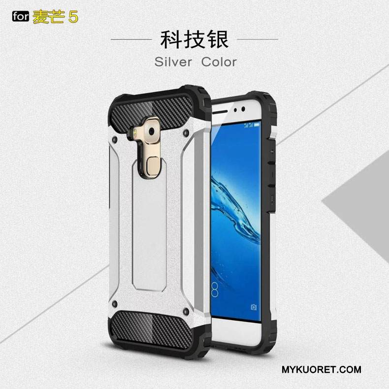 Kuori Huawei G9 Plus Laukut Puhelimen Kuoret Kolme Puolustusta, Kotelo Huawei G9 Plus Suojaus Kulta Suupaltti