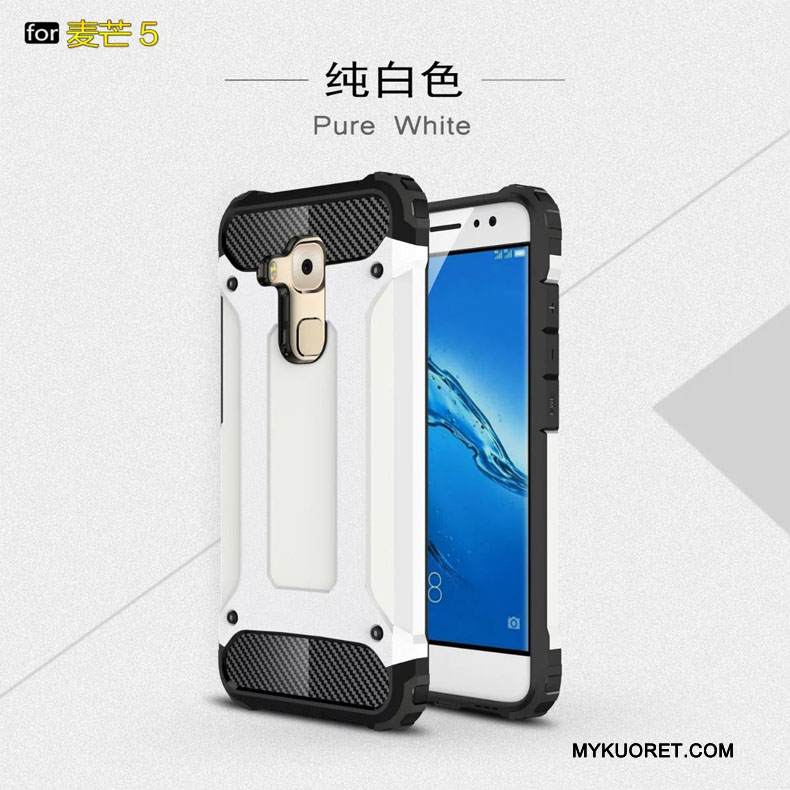 Kuori Huawei G9 Plus Laukut Puhelimen Kuoret Kolme Puolustusta, Kotelo Huawei G9 Plus Suojaus Kulta Suupaltti