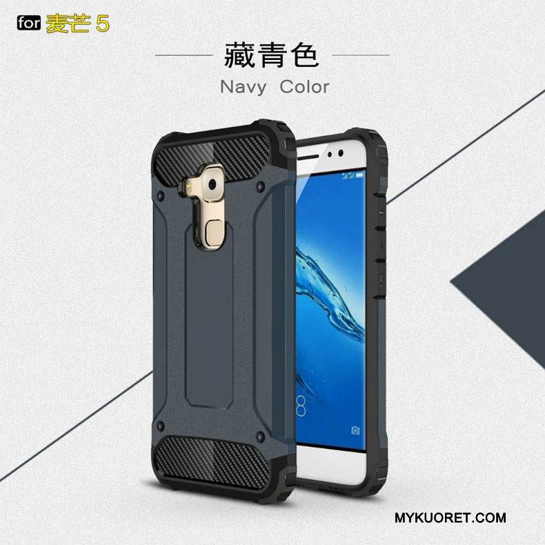 Kuori Huawei G9 Plus Laukut Puhelimen Kuoret Kolme Puolustusta, Kotelo Huawei G9 Plus Suojaus Kulta Suupaltti