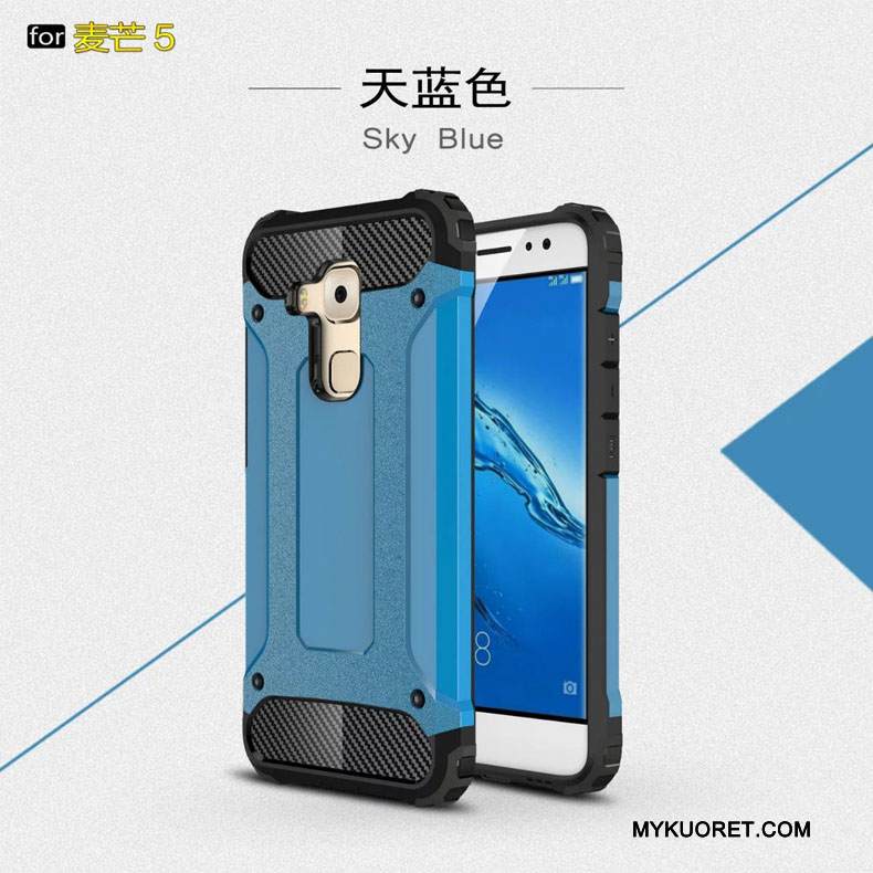 Kuori Huawei G9 Plus Laukut Puhelimen Kuoret Kolme Puolustusta, Kotelo Huawei G9 Plus Suojaus Kulta Suupaltti