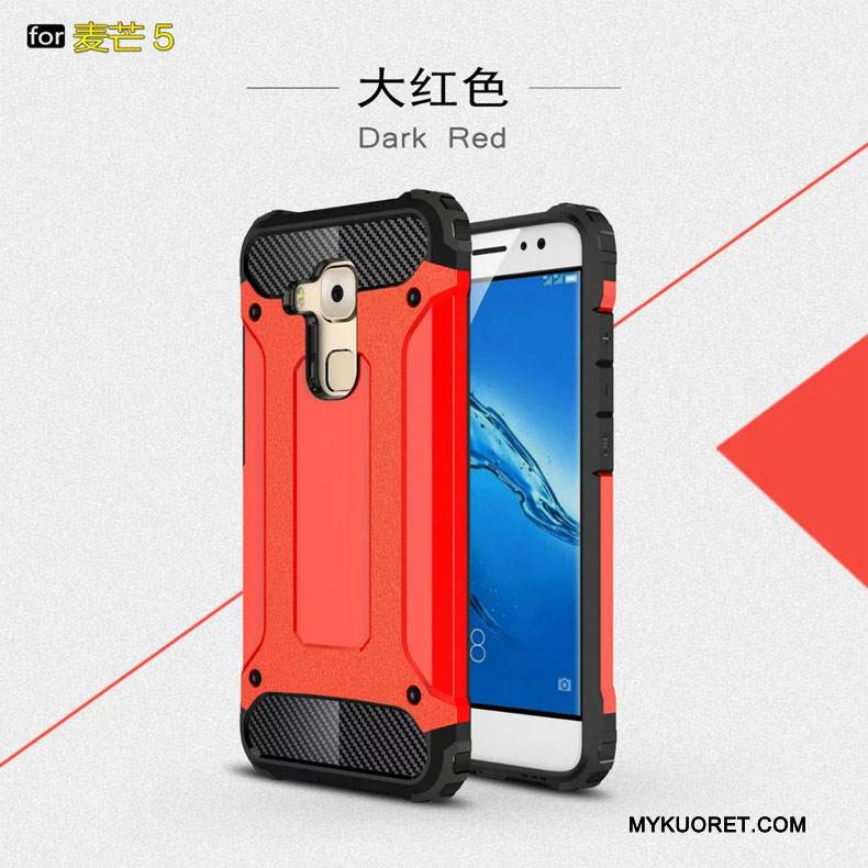 Kuori Huawei G9 Plus Laukut Puhelimen Kuoret Kolme Puolustusta, Kotelo Huawei G9 Plus Suojaus Kulta Suupaltti