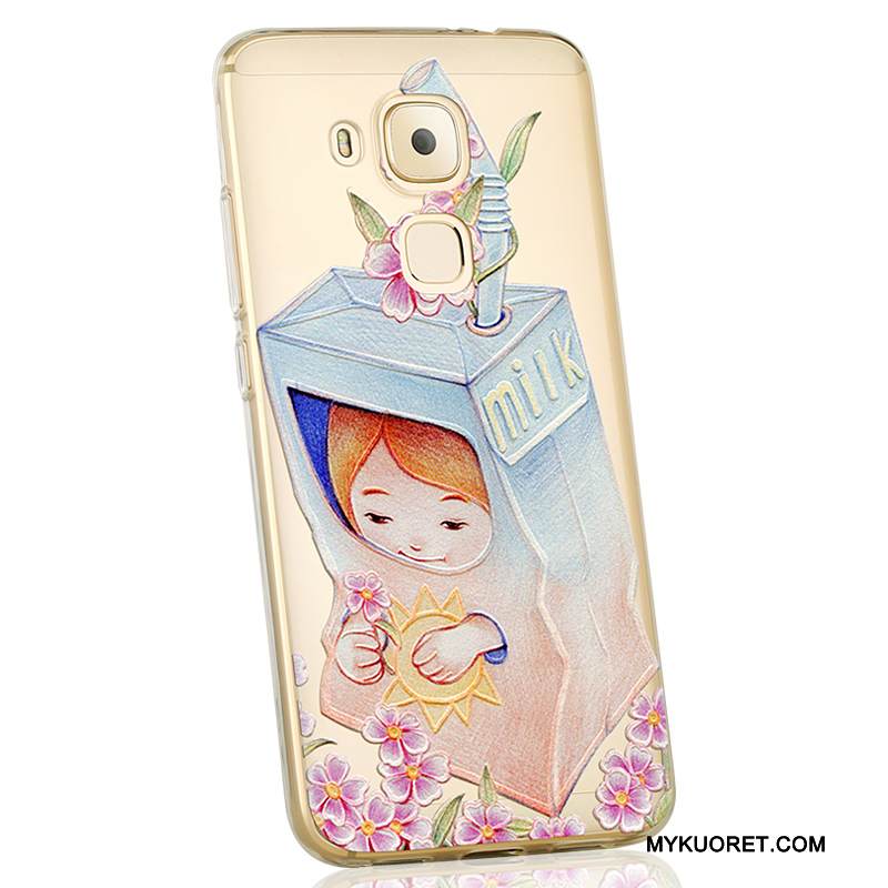 Kuori Huawei G9 Plus Laukut Valkoinen Puhelimen Kuoret, Kotelo Huawei G9 Plus Luova Ihana Persoonallisuus