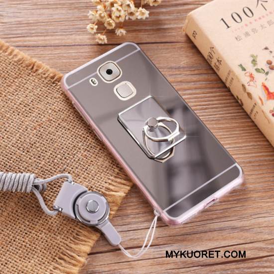 Kuori Huawei G9 Plus Luova Persoonallisuus Hopea, Kotelo Huawei G9 Plus Silikoni Trendi Peili