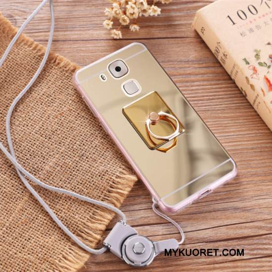 Kuori Huawei G9 Plus Luova Persoonallisuus Hopea, Kotelo Huawei G9 Plus Silikoni Trendi Peili