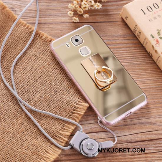 Kuori Huawei G9 Plus Luova Persoonallisuus Hopea, Kotelo Huawei G9 Plus Silikoni Trendi Peili