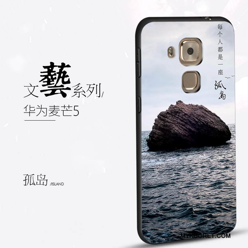 Kuori Huawei G9 Plus Luova Trendi Musta, Kotelo Huawei G9 Plus Suojaus Murtumaton Ripustettavat Koristeet