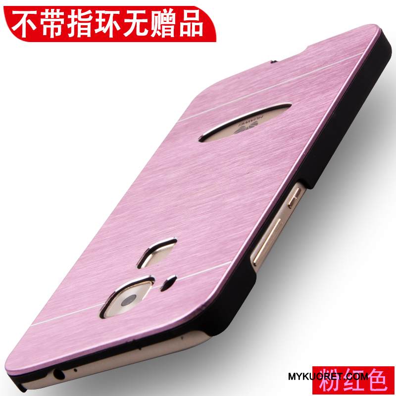 Kuori Huawei G9 Plus Metalli Rengas Murtumaton, Kotelo Huawei G9 Plus Suojaus Kova Kulta