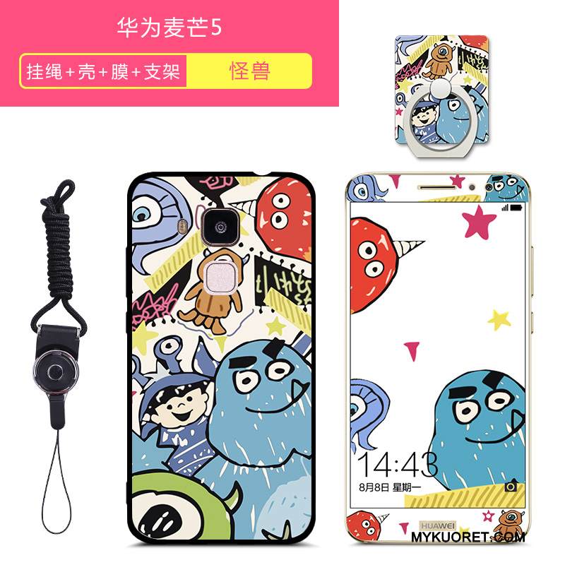 Kuori Huawei G9 Plus Monivärinen Persoonallisuus Puhelimen Kuoret, Kotelo Huawei G9 Plus Silikoni Trendi Murtumaton