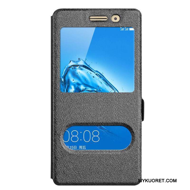 Kuori Huawei G9 Plus Nahka Avaa Ikkuna Puhelimen Kuoret, Kotelo Huawei G9 Plus Kuoret Jauhe