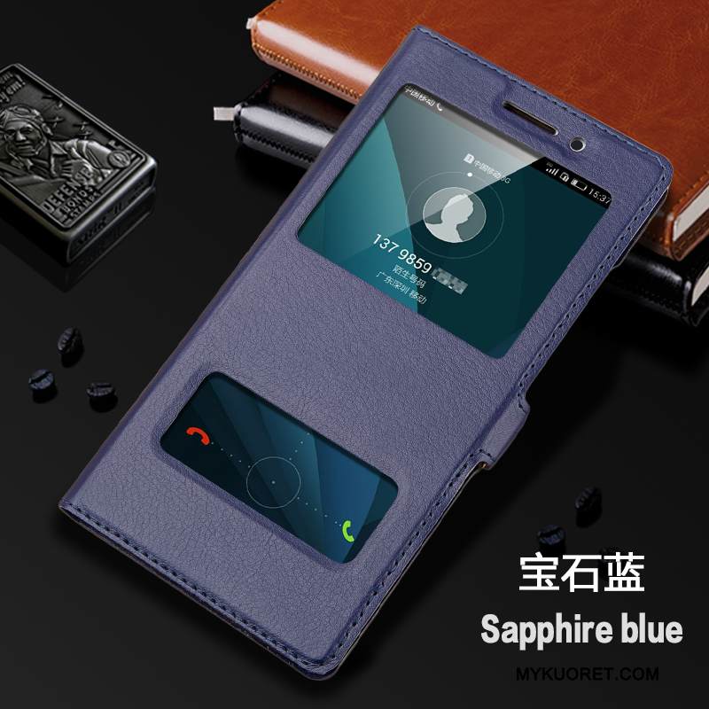 Kuori Huawei G9 Plus Nahka Kulta Puhelimen Kuoret, Kotelo Huawei G9 Plus Kuoret