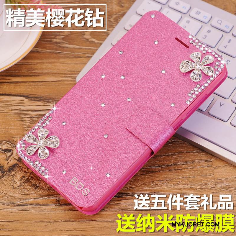 Kuori Huawei G9 Plus Nahka Murtumaton Punainen, Kotelo Huawei G9 Plus Suojaus Puhelimen Kuoret Nuoret