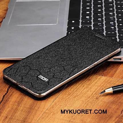 Kuori Huawei G9 Plus Nahka Murtumaton Tummansininen, Kotelo Huawei G9 Plus Pehmeä Neste Trendi Puhelimen Kuoret