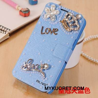 Kuori Huawei G9 Plus Nahka Puhelimen Kuoret Murtumaton, Kotelo Huawei G9 Plus Suojaus Vaaleansininen