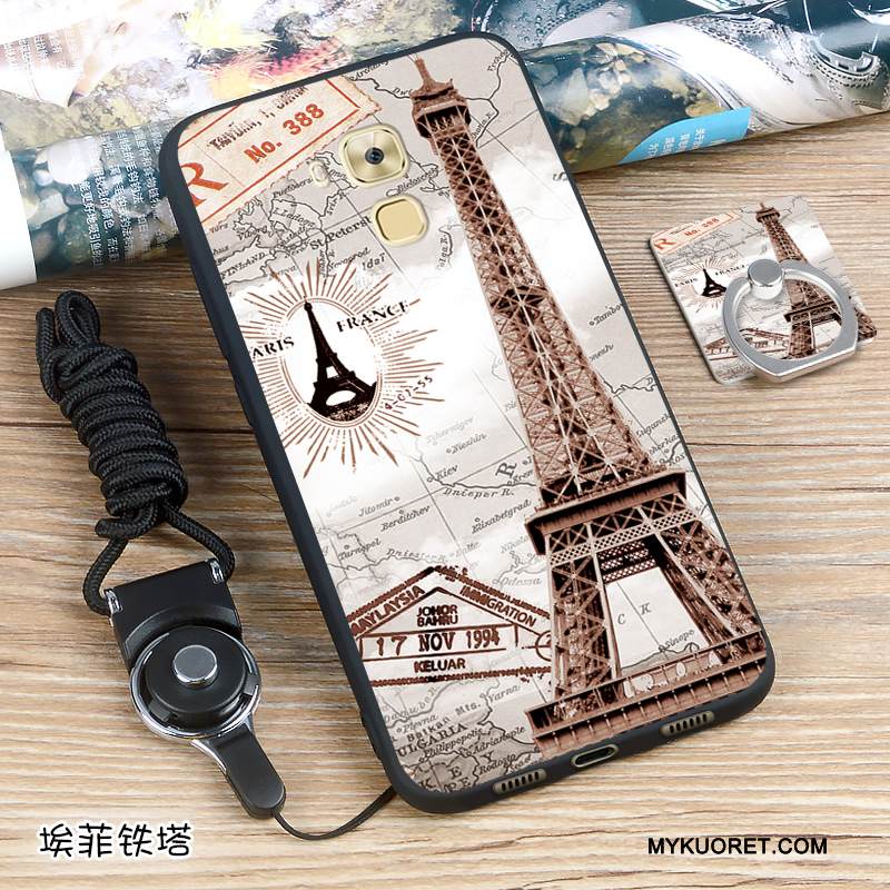 Kuori Huawei G9 Plus Pehmeä Neste Eurooppa Valkoinen, Kotelo Huawei G9 Plus Suojaus Murtumaton Puhelimen Kuoret