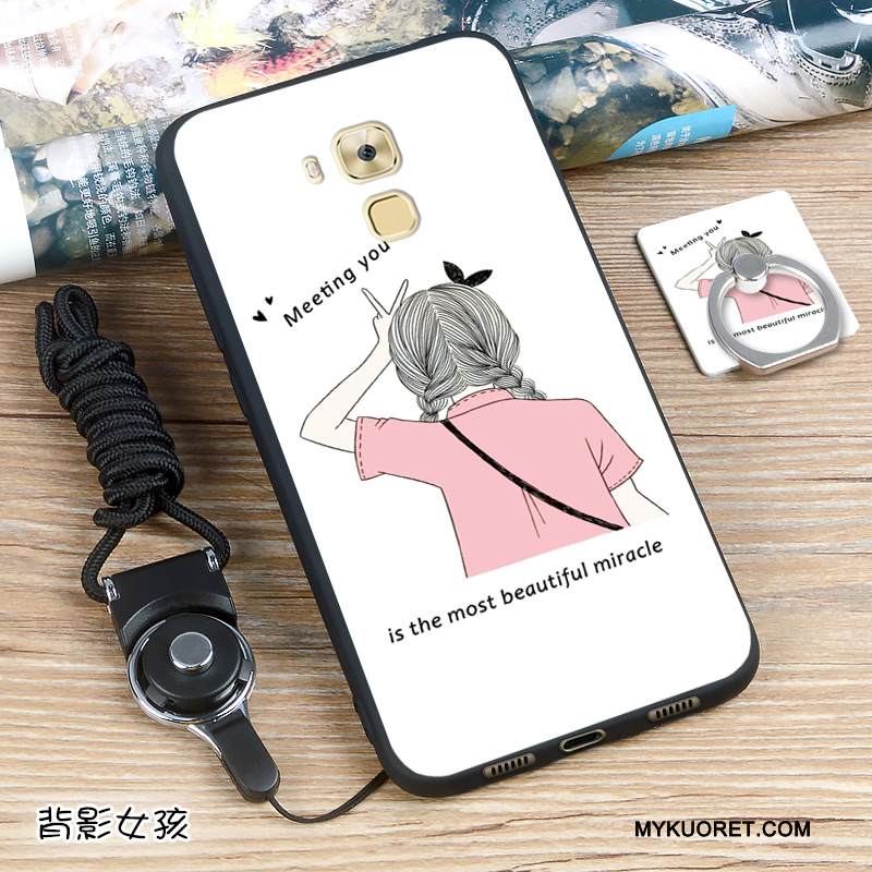 Kuori Huawei G9 Plus Pehmeä Neste Eurooppa Valkoinen, Kotelo Huawei G9 Plus Suojaus Murtumaton Puhelimen Kuoret