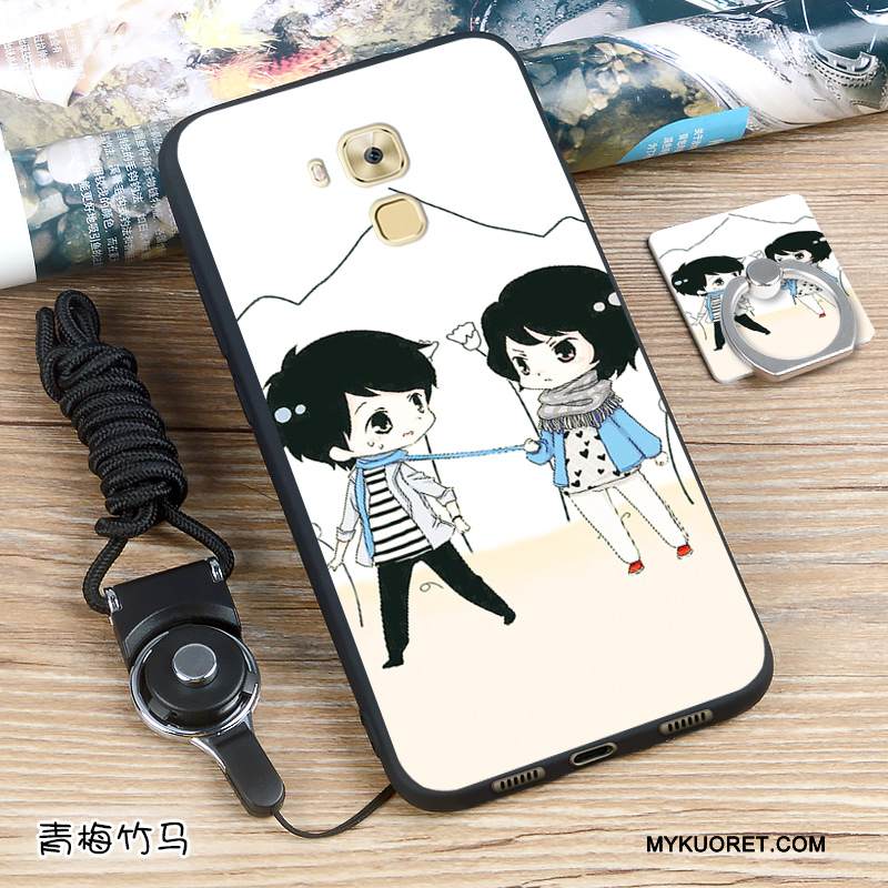 Kuori Huawei G9 Plus Pehmeä Neste Eurooppa Valkoinen, Kotelo Huawei G9 Plus Suojaus Murtumaton Puhelimen Kuoret