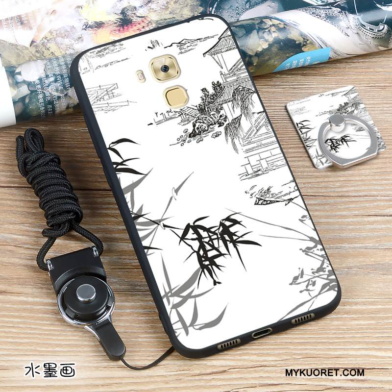 Kuori Huawei G9 Plus Pehmeä Neste Eurooppa Valkoinen, Kotelo Huawei G9 Plus Suojaus Murtumaton Puhelimen Kuoret