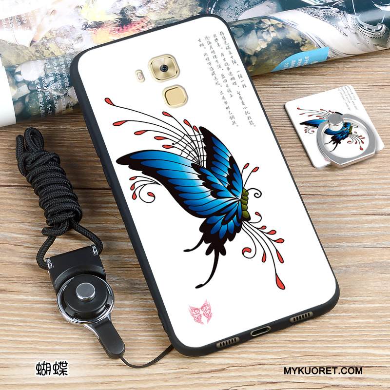 Kuori Huawei G9 Plus Pehmeä Neste Eurooppa Valkoinen, Kotelo Huawei G9 Plus Suojaus Murtumaton Puhelimen Kuoret