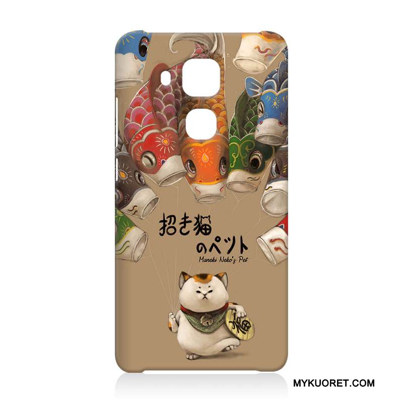 Kuori Huawei G9 Plus Pehmeä Neste Kova Murtumaton, Kotelo Huawei G9 Plus Silikoni Keltainen Puhelimen Kuoret