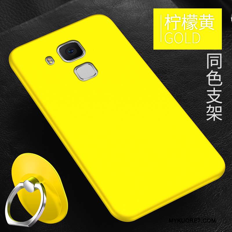 Kuori Huawei G9 Plus Pehmeä Neste Murtumaton Puhelimen Kuoret, Kotelo Huawei G9 Plus Silikoni Pesty Suede Punainen