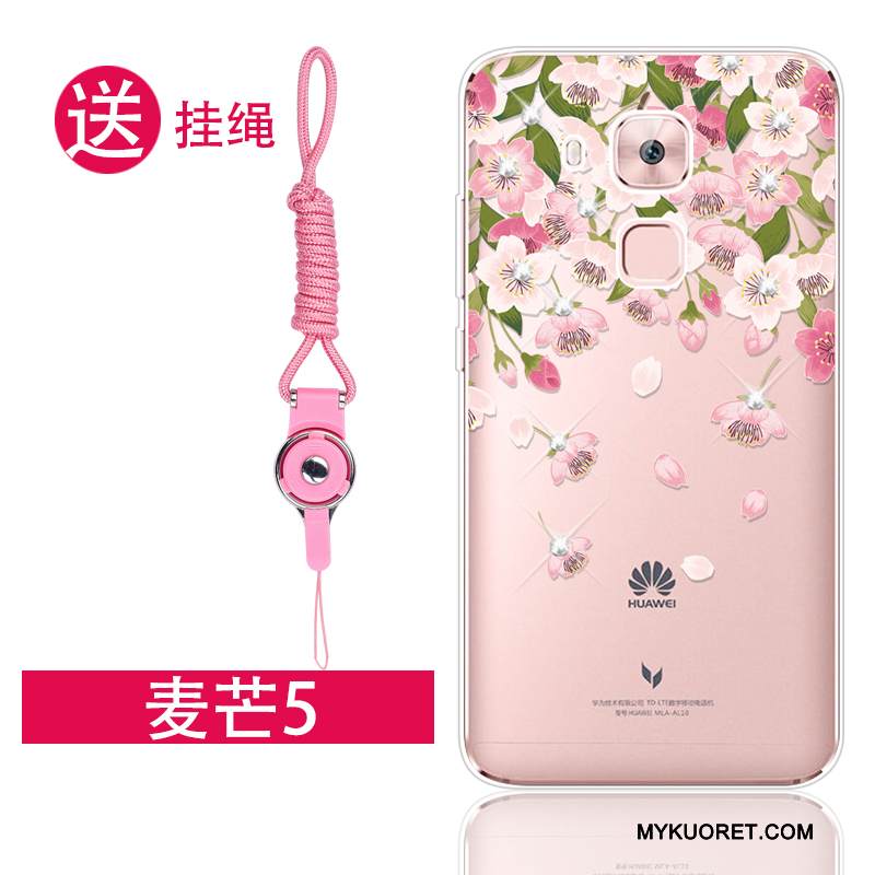 Kuori Huawei G9 Plus Pehmeä Neste Puhelimen Kuoret Jauhe, Kotelo Huawei G9 Plus Silikoni Murtumaton