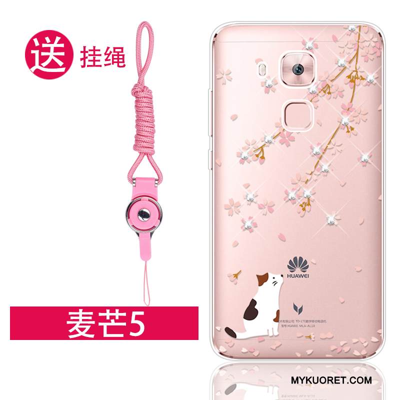 Kuori Huawei G9 Plus Pehmeä Neste Puhelimen Kuoret Jauhe, Kotelo Huawei G9 Plus Silikoni Murtumaton