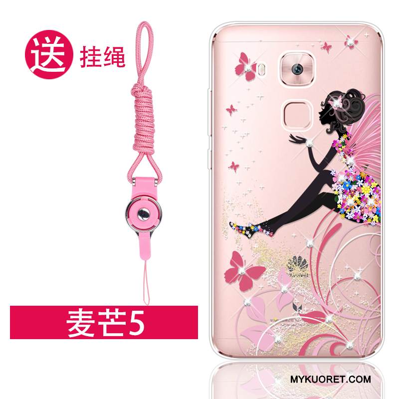 Kuori Huawei G9 Plus Pehmeä Neste Puhelimen Kuoret Jauhe, Kotelo Huawei G9 Plus Silikoni Murtumaton