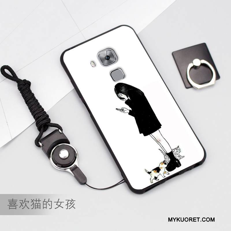 Kuori Huawei G9 Plus Pehmeä Neste Valkoinen Murtumaton, Kotelo Huawei G9 Plus Suojaus Puhelimen Kuoret